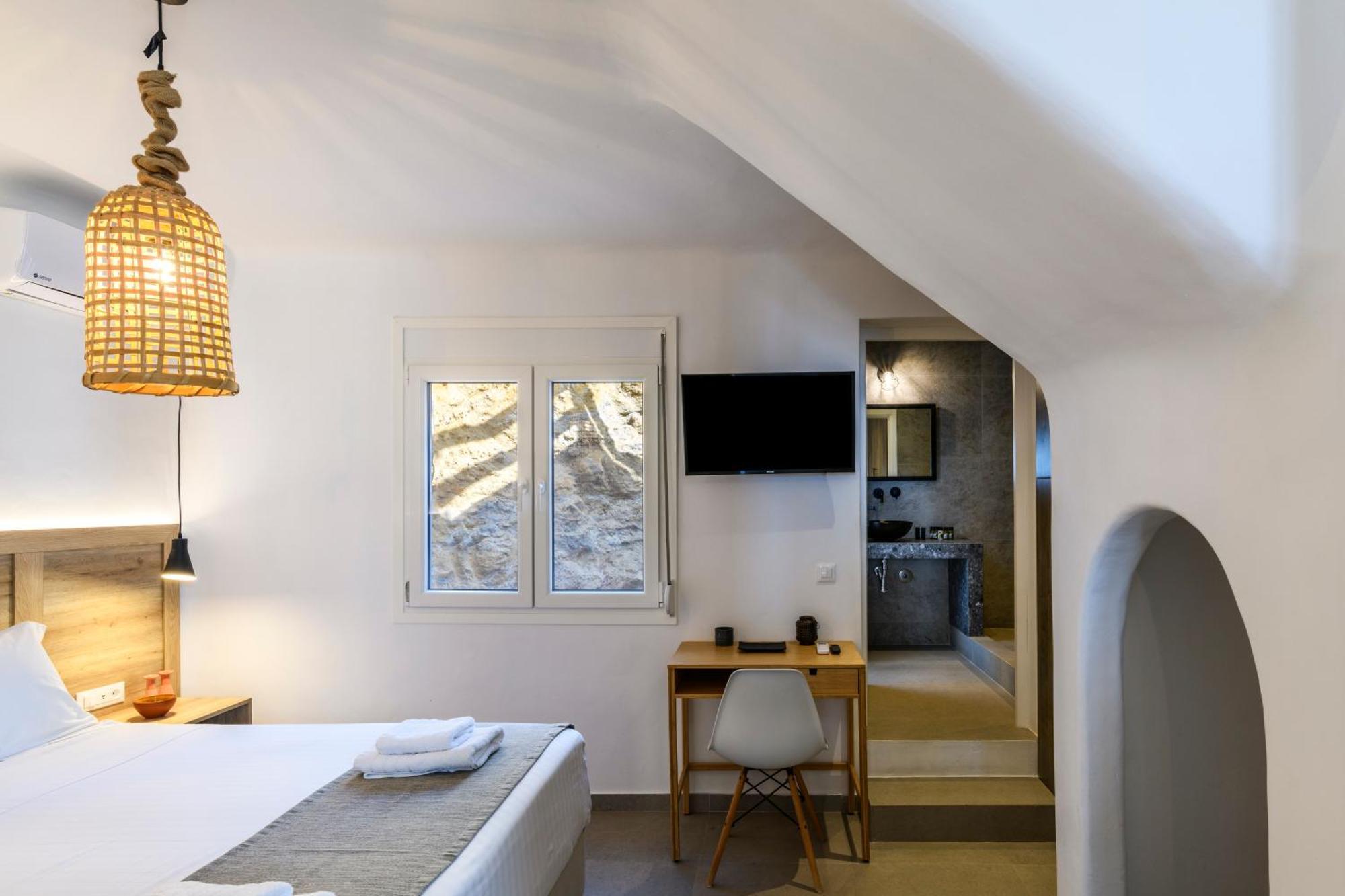 Sea Rock & Sky Private Mykonos Residence Merchia Beach エクステリア 写真