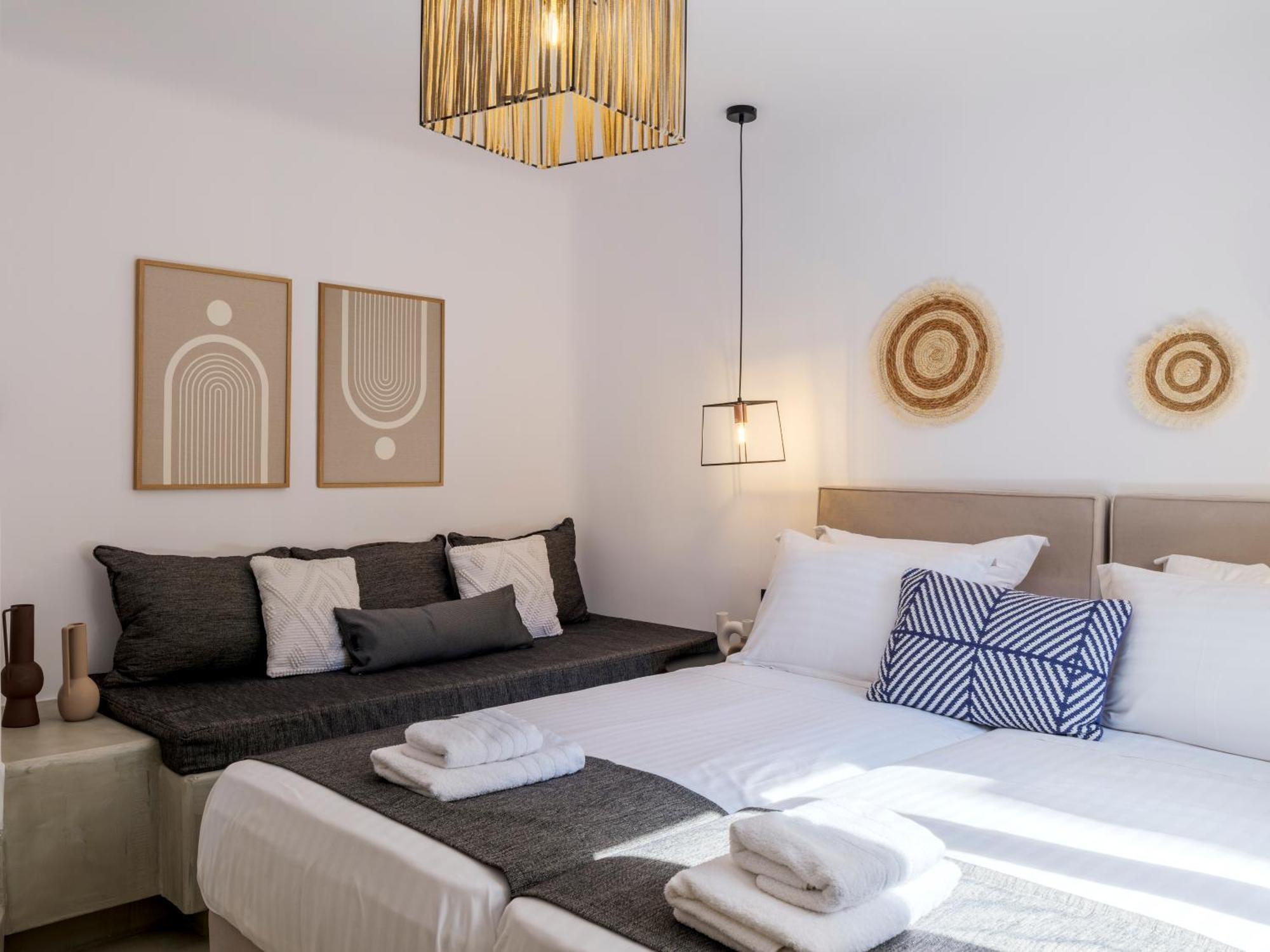 Sea Rock & Sky Private Mykonos Residence Merchia Beach エクステリア 写真
