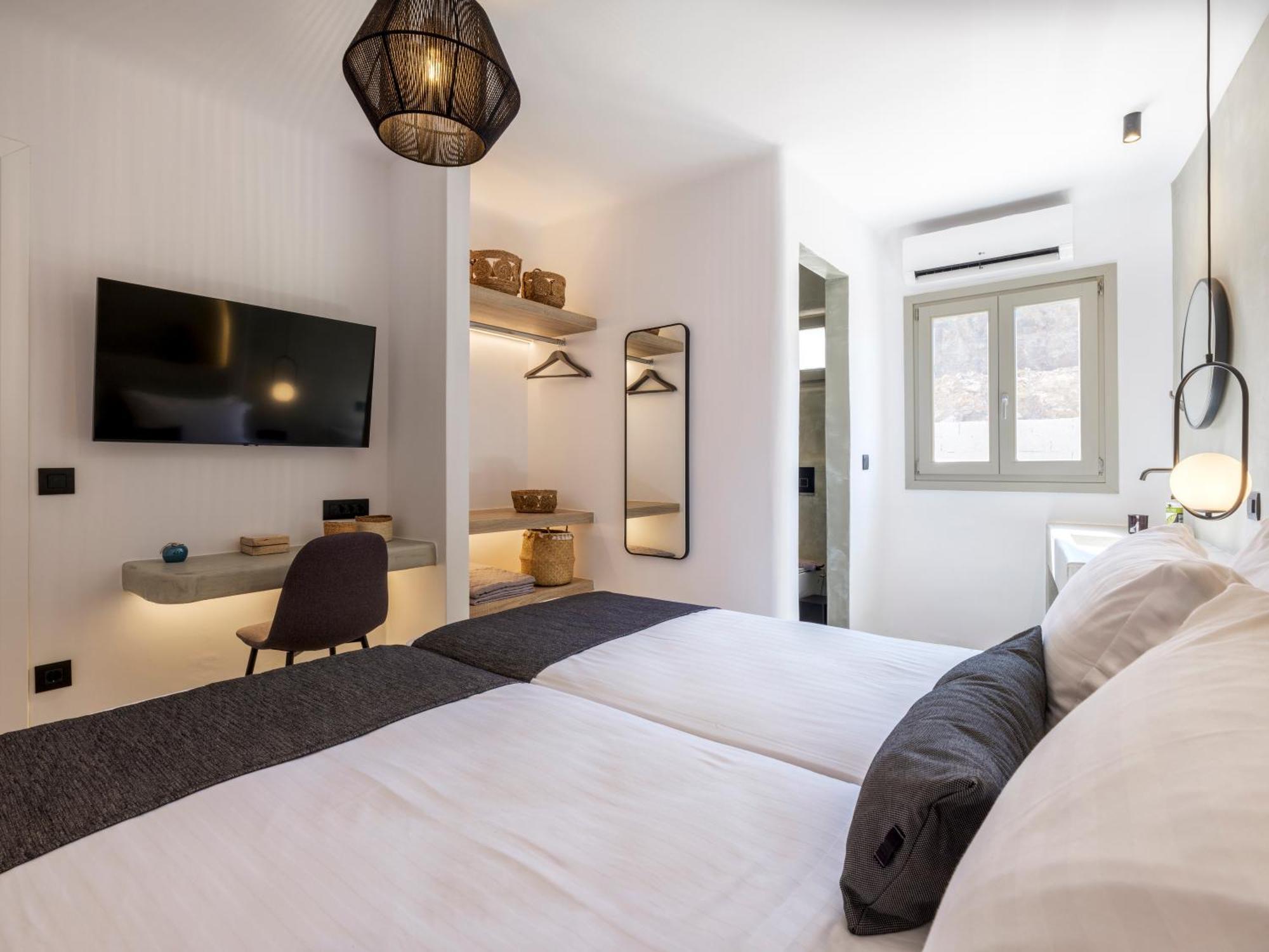 Sea Rock & Sky Private Mykonos Residence Merchia Beach エクステリア 写真