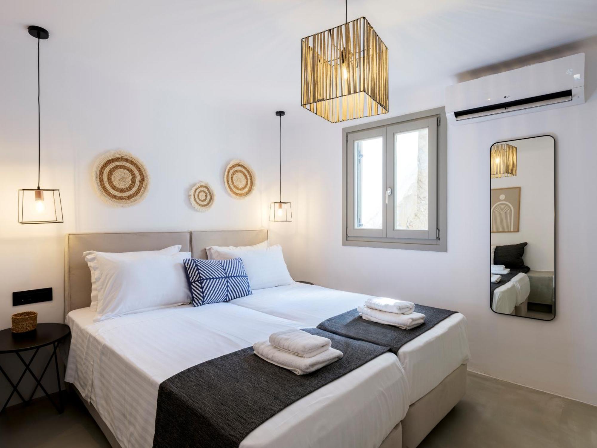 Sea Rock & Sky Private Mykonos Residence Merchia Beach エクステリア 写真