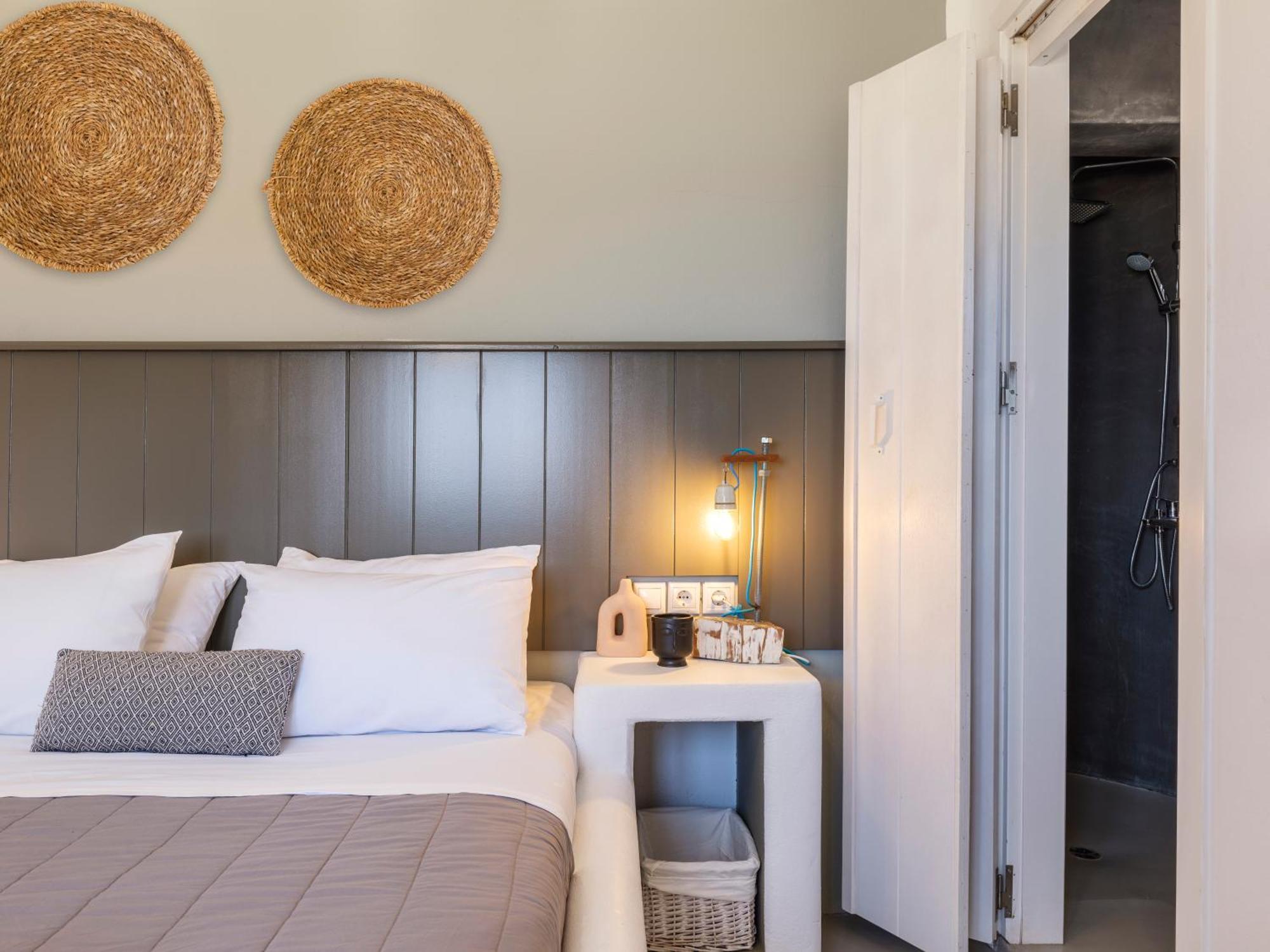 Sea Rock & Sky Private Mykonos Residence Merchia Beach エクステリア 写真