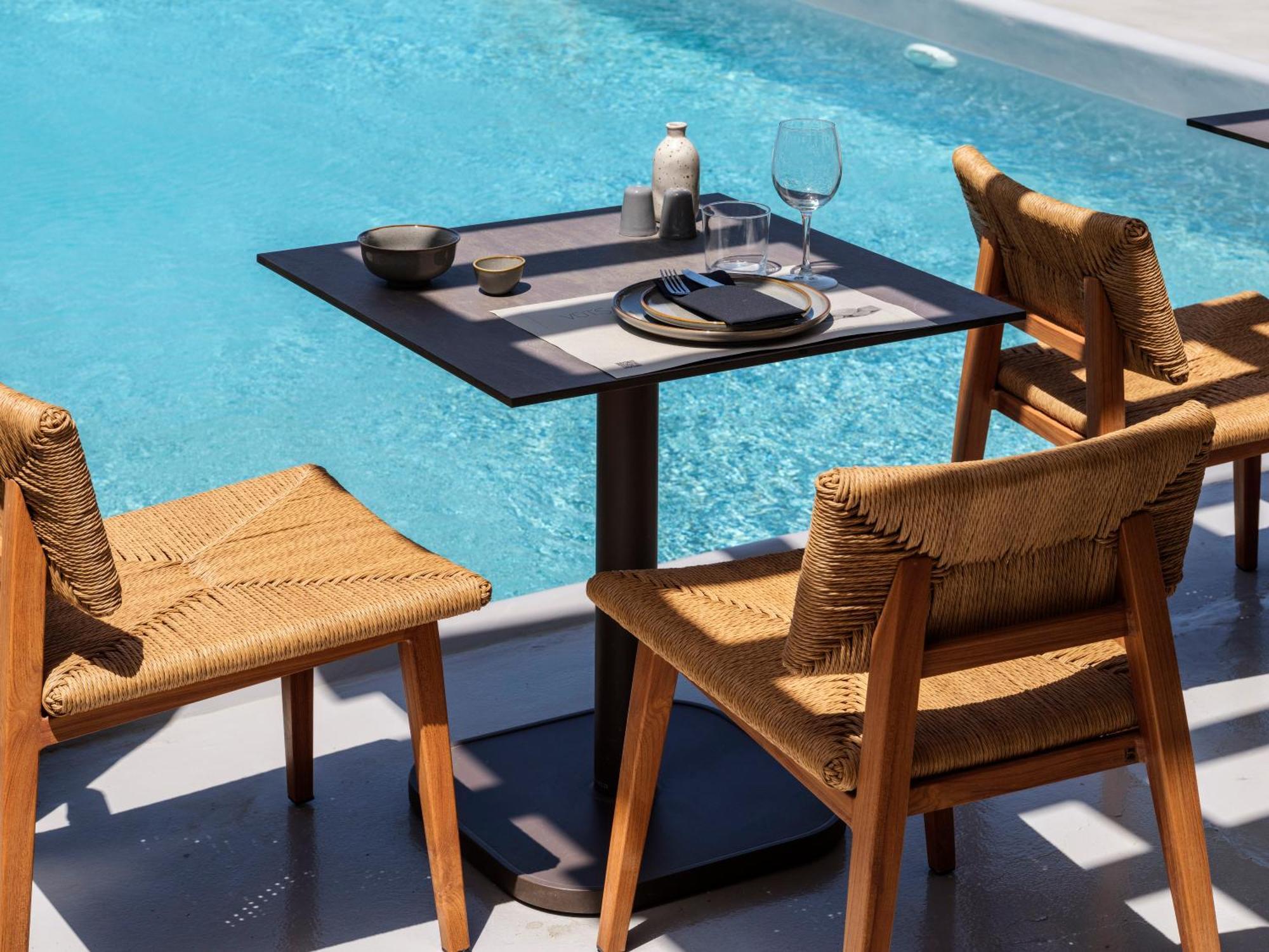 Sea Rock & Sky Private Mykonos Residence Merchia Beach エクステリア 写真